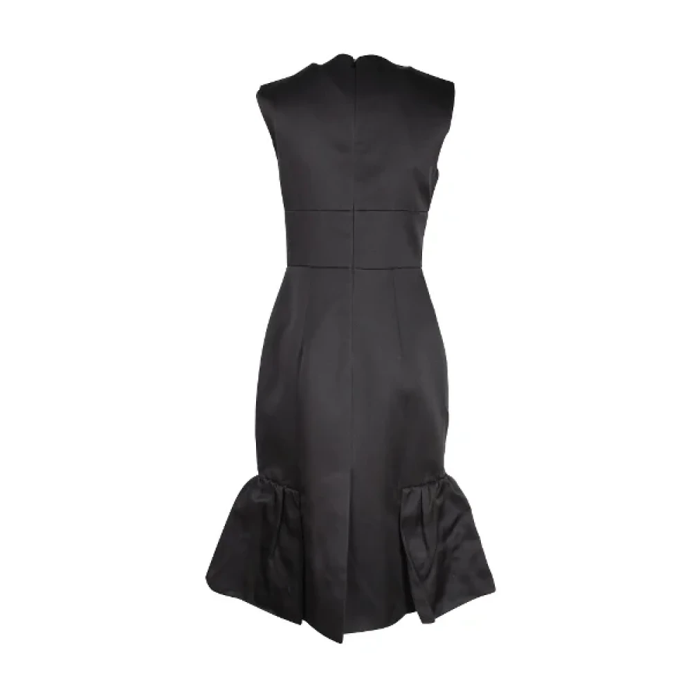Prada Vintage Pre-owned Silk dresses Black Dames