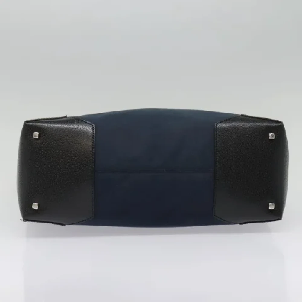 Salvatore Ferragamo Pre-owned Canvas shoulder-bags Blue Dames