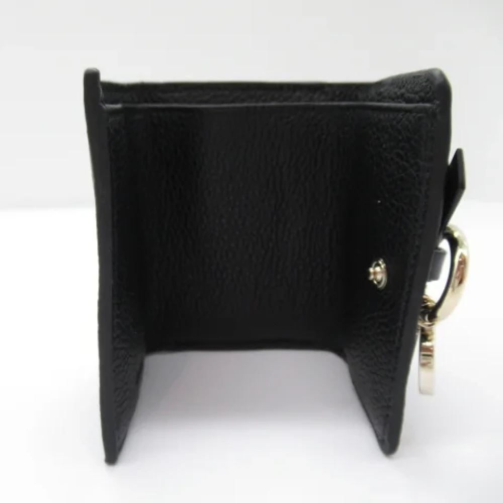 Chloé Pre-owned Leather wallets Black Dames