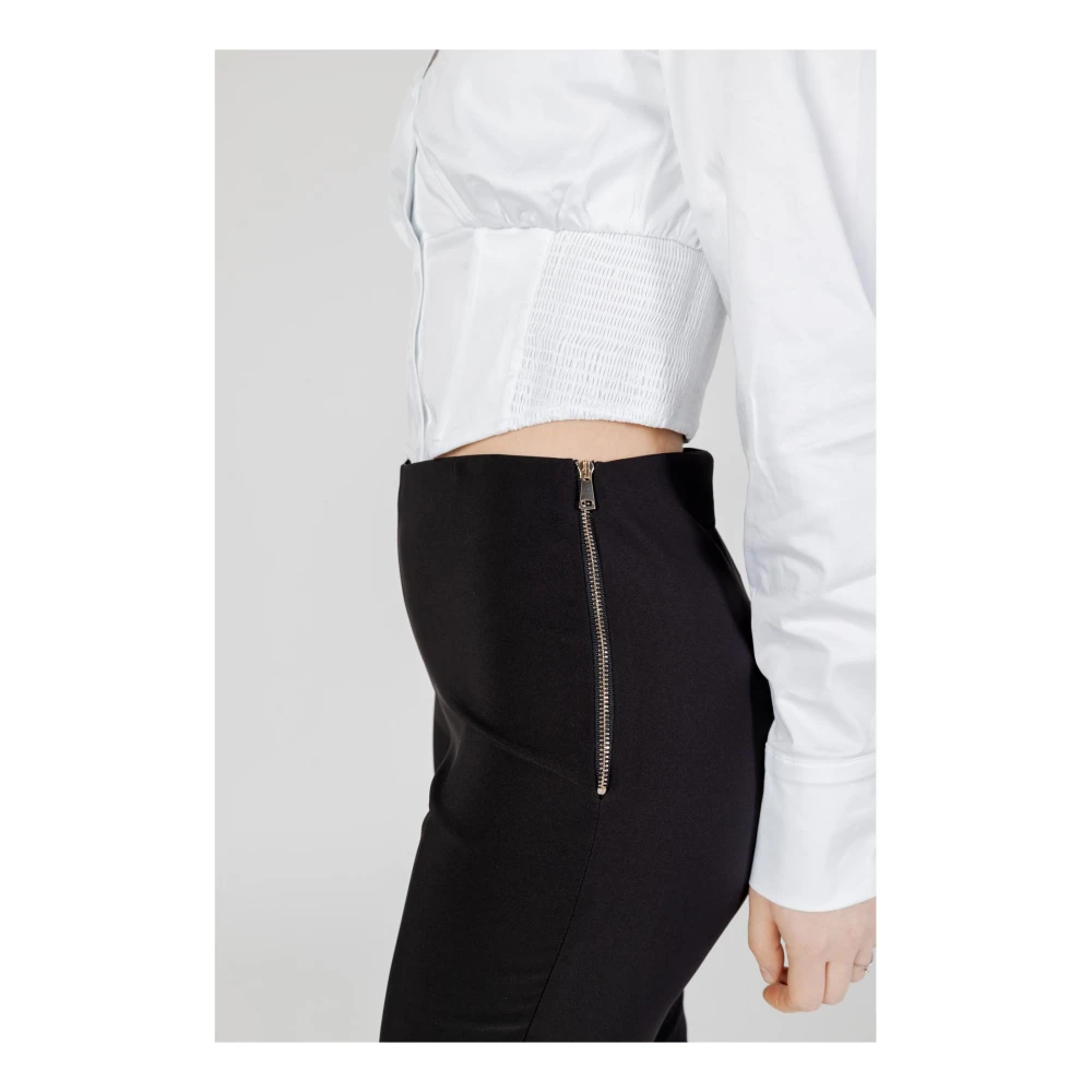 Sandro Ferrone Zwarte ritsbroek Black Dames