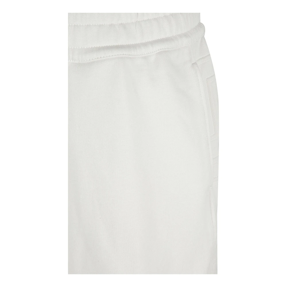 Burberry Stijlvolle witte katoenen logo shorts White Heren