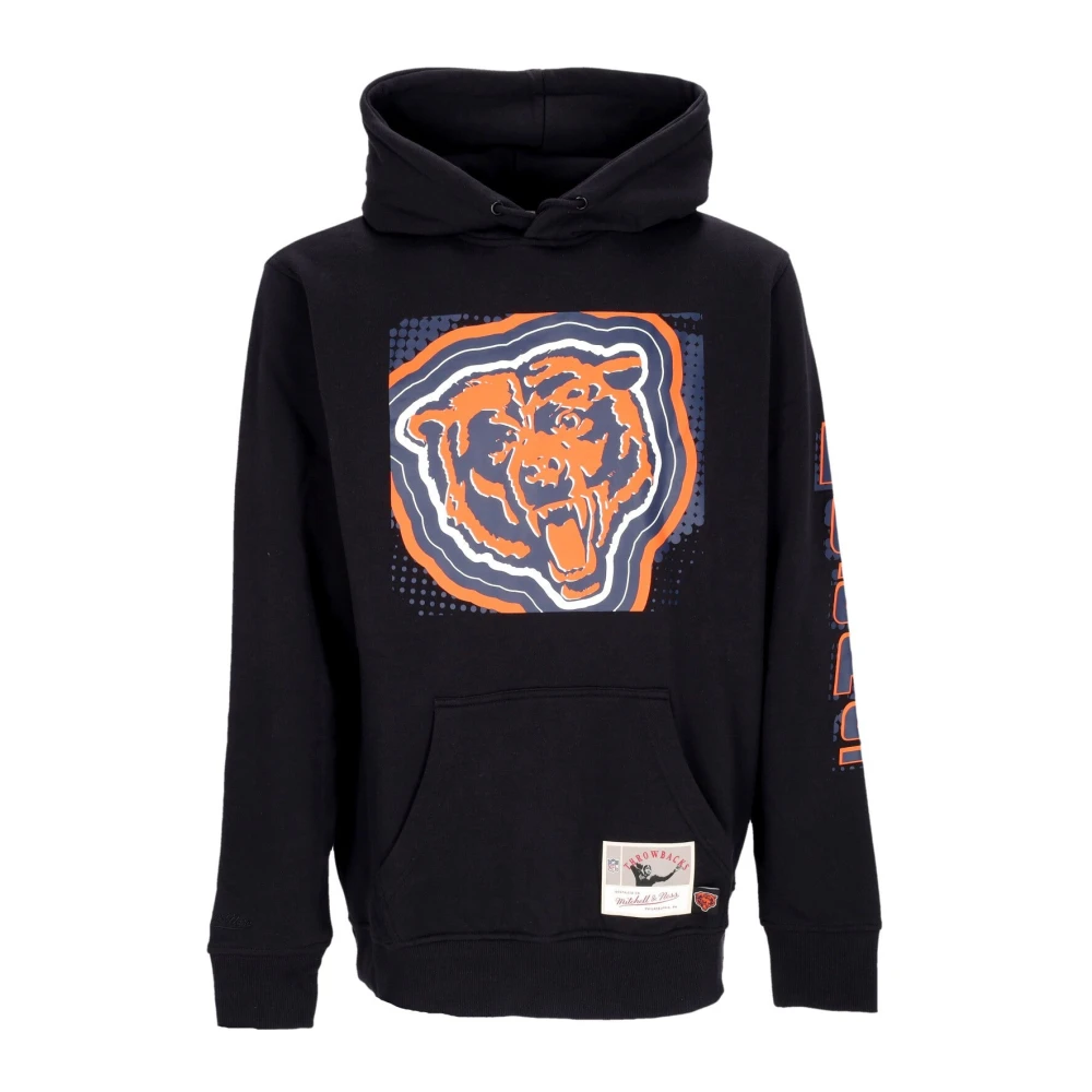 Mitchell & Ness Black Hoodies, Male, M, Chicago Bears Nfl Hoodie