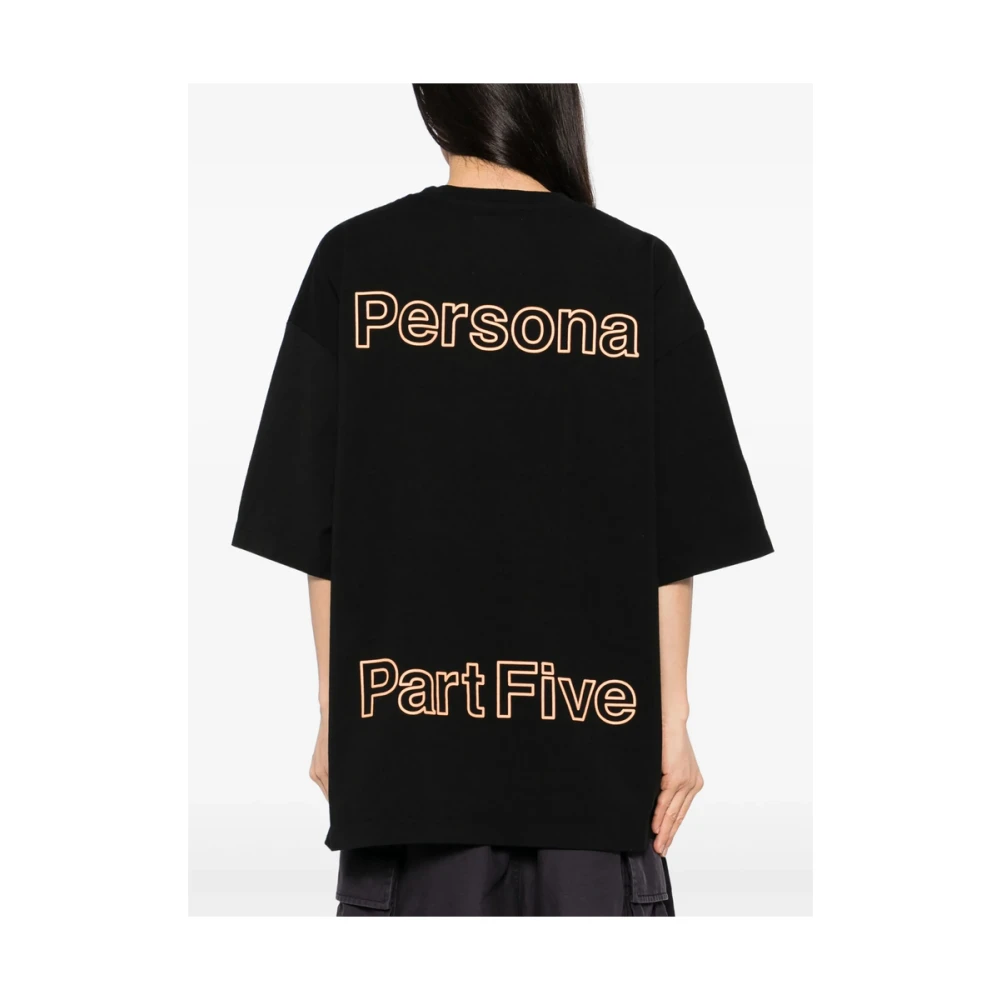 Mihara Yasuhiro Zwart Crew Neck T-shirt Black Heren