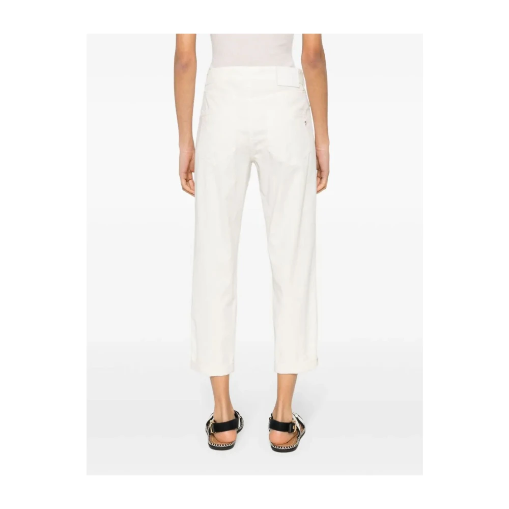 Dondup Koons Gioiello 5-Pocket Jeans White Dames