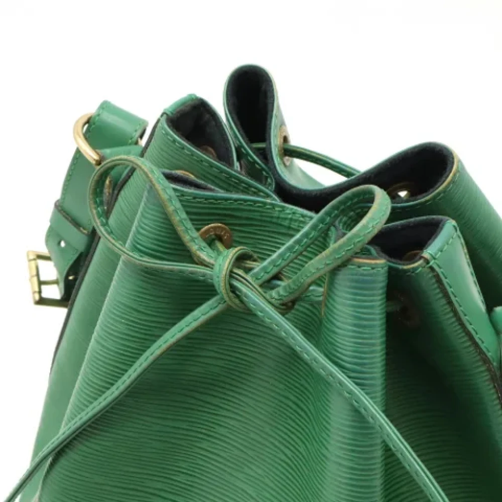 Louis Vuitton Vintage Pre-owned Fabric shoulder-bags Green Dames