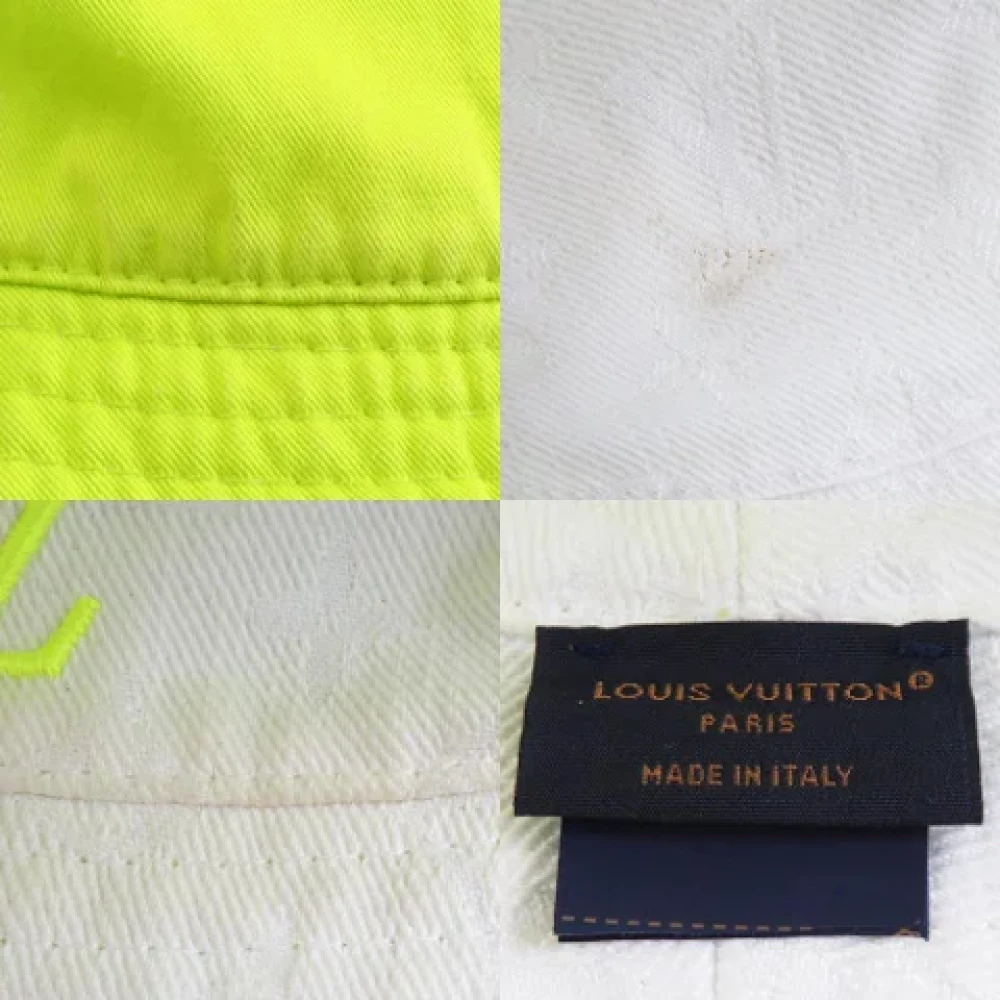 Louis Vuitton Vintage Pre-owned Plastic hats Yellow Heren