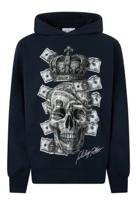 Philipp Plein Hoodies Blå M