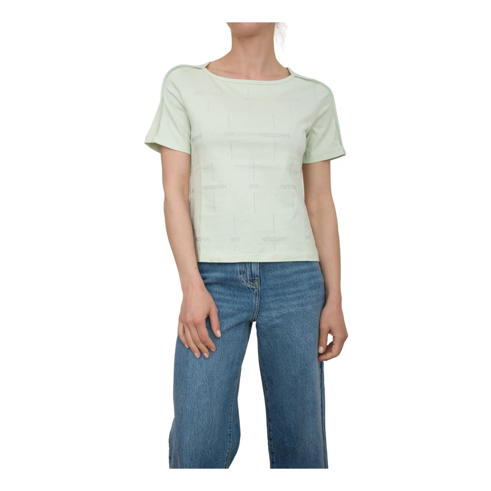 Patrizia Pepe Mujer Verde Camisetas, Talla: S
