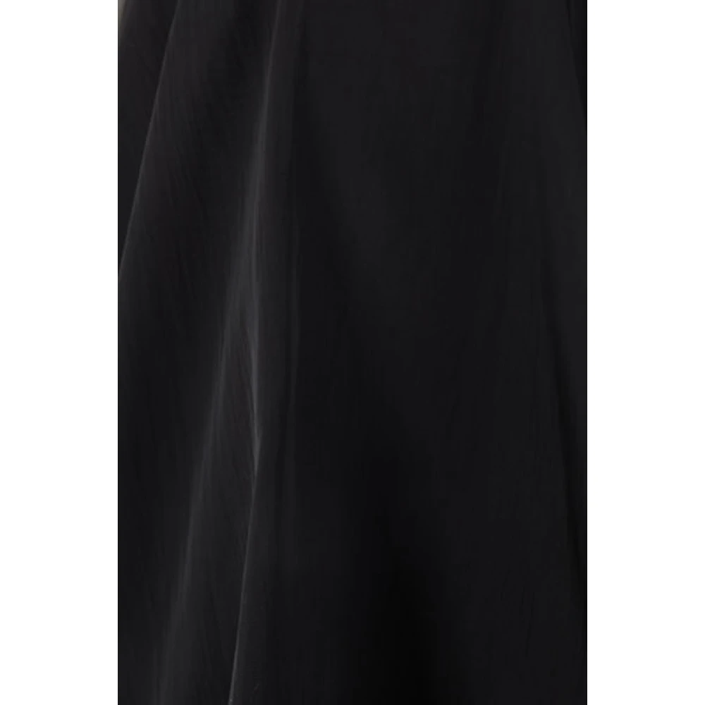 Del Core Zwarte strapless mini-jurk met ballonrok Black Dames