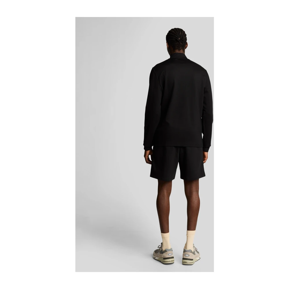 Lyle & Scott Mid Bottoms Tape Shorts Black Heren