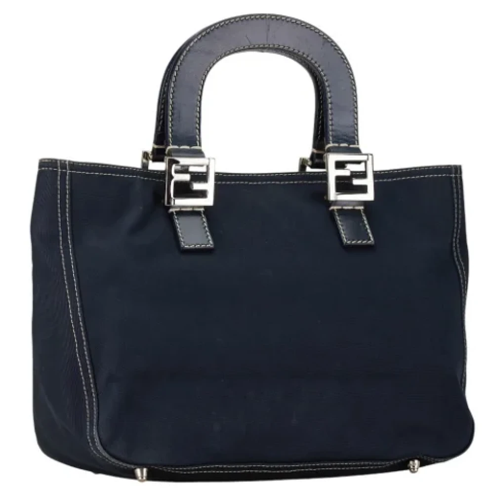 Fendi Vintage Pre-owned Canvas fendi-bags Blue Dames