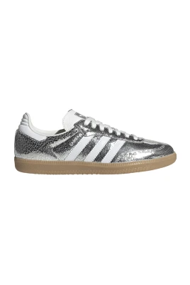 Metallic Silver Samba OG Sneakers