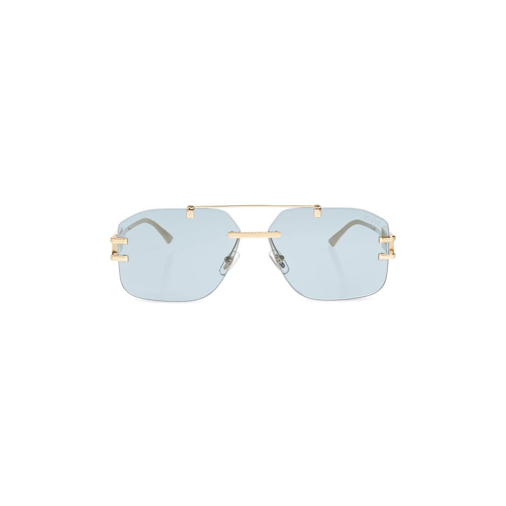Versace Aviator Sunglasses - Male - Sunglasses - Yellow - 60 Mm - Accessories - Image 4