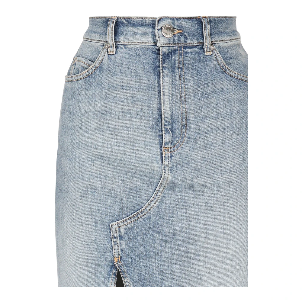 pinko Denim Easy Ride Rokken Blue Dames