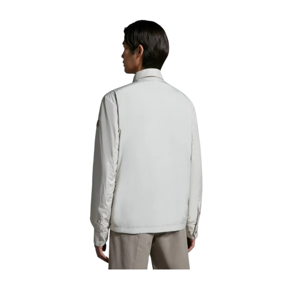 Moncler Licht Beige Piz Overshirt Jas Beige Heren