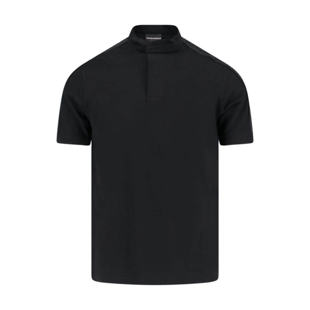 Emporio Armani Polo Shirts Black, Herr