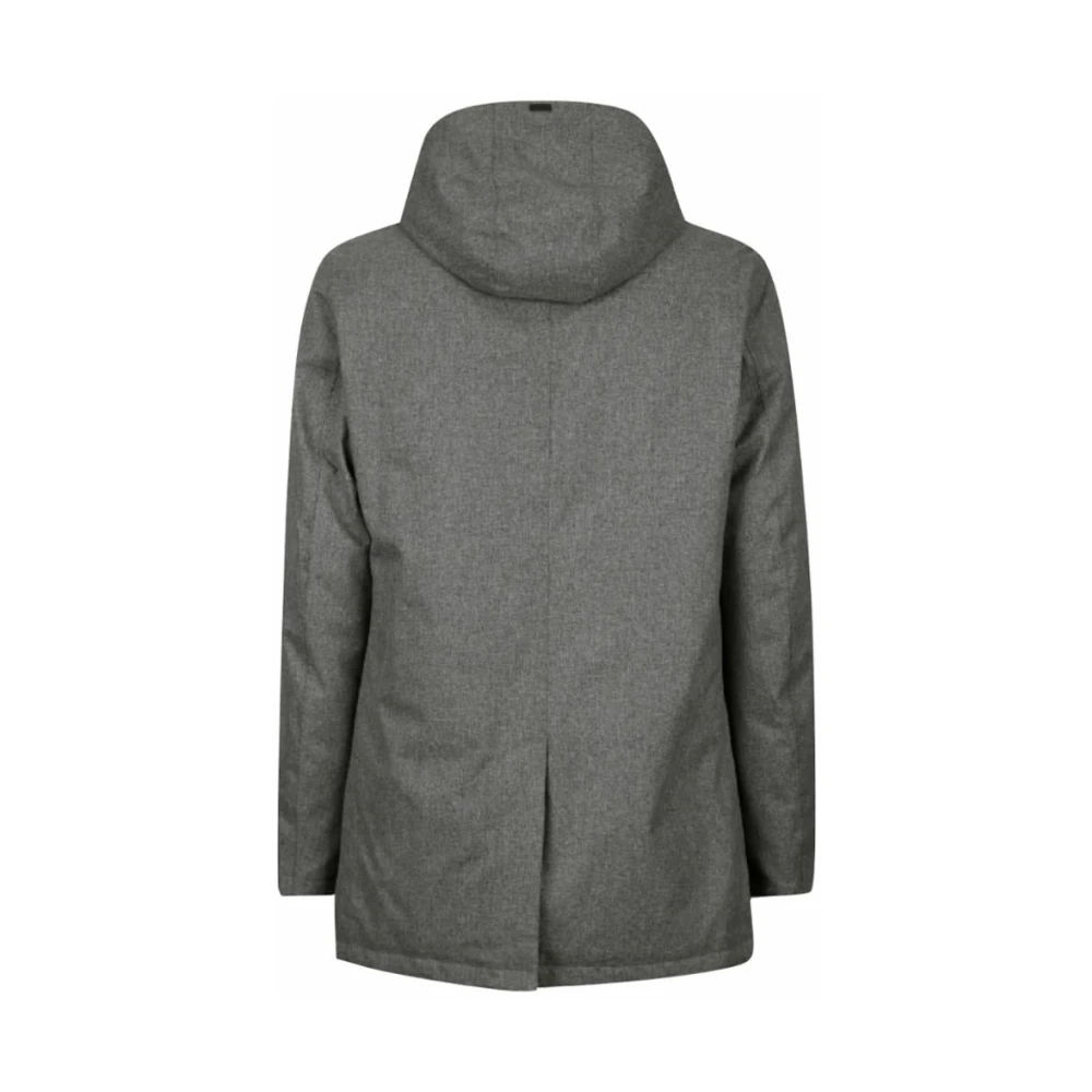 Herno Waterdichte Blazerjas met Capuchon Gray Heren