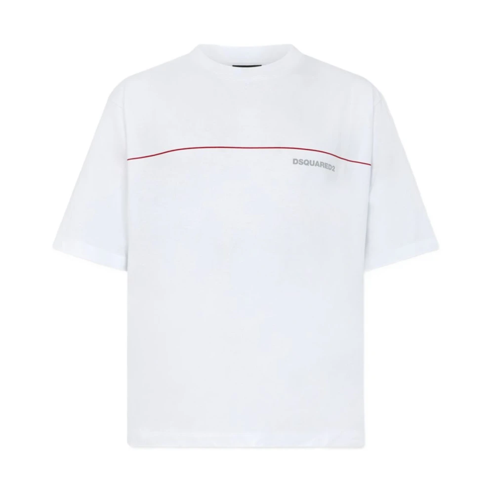 Dsquared² White Cotton T-Shirt - L - Image 4