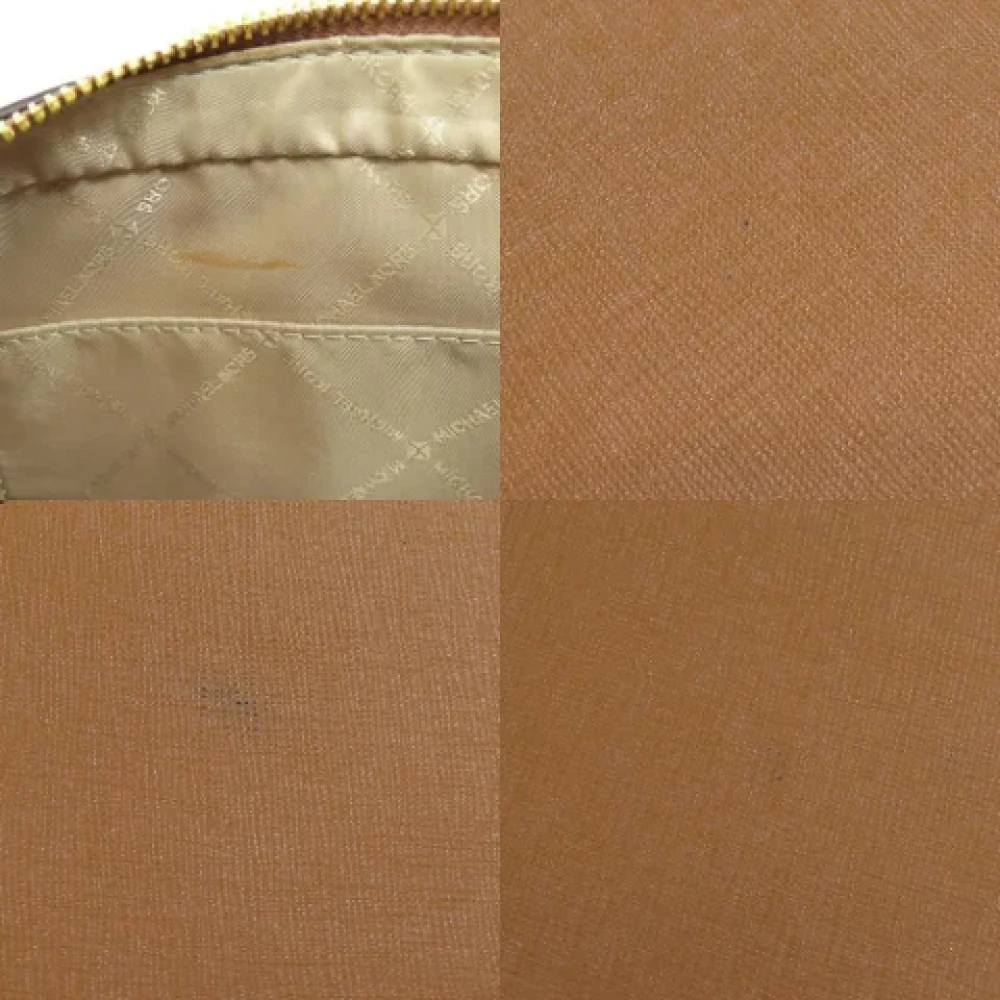 Michael Kors Pre-owned Canvas shoulder-bags Brown Dames