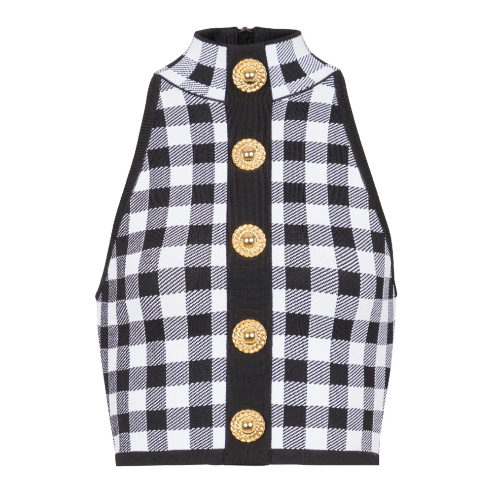 Tops > Sleeveless Tops - - Balmain - Modalova