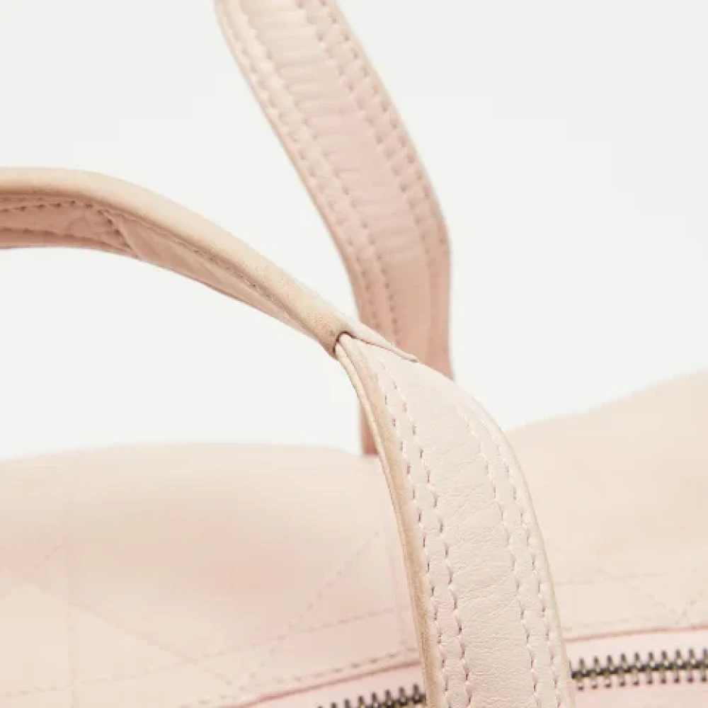 Dior Vintage Pre-owned Leather dior-bags Pink Dames