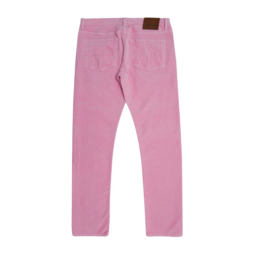 Tom Ford Klassieke Straight Jeans voor Heren Pink Heren