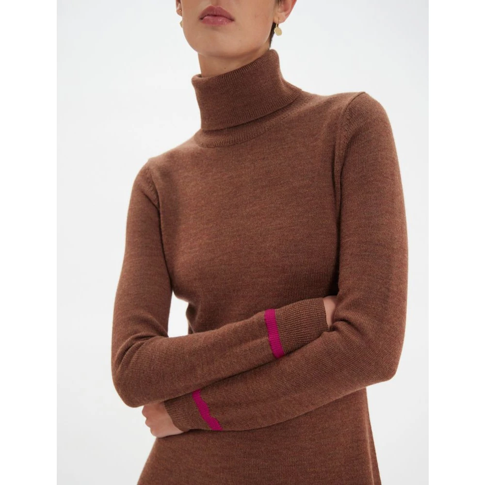 Ines De La Fressange Paris Divine Dress Brown Dames