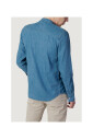 chemise-bleue-en-coton-a-manches-longues