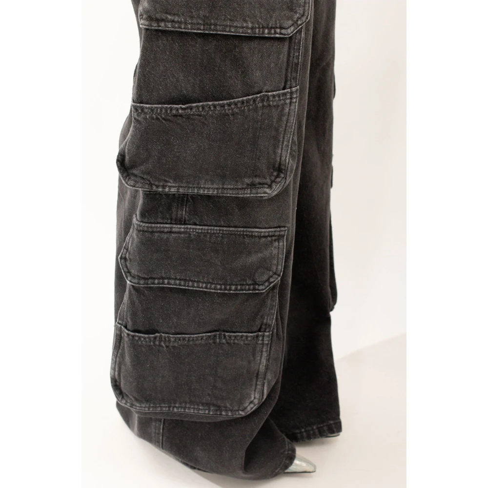 Diesel Cargo Jeans Double Style 02 Black Dames