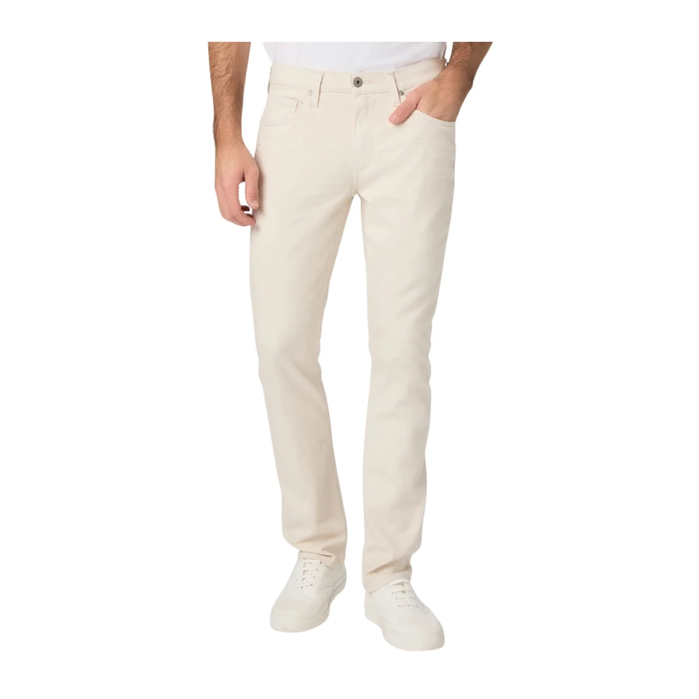 Paige Beige Transcend Federal 32 Slim Straight Jean - Male - Straight Fit Jeans - W30 - Jeans