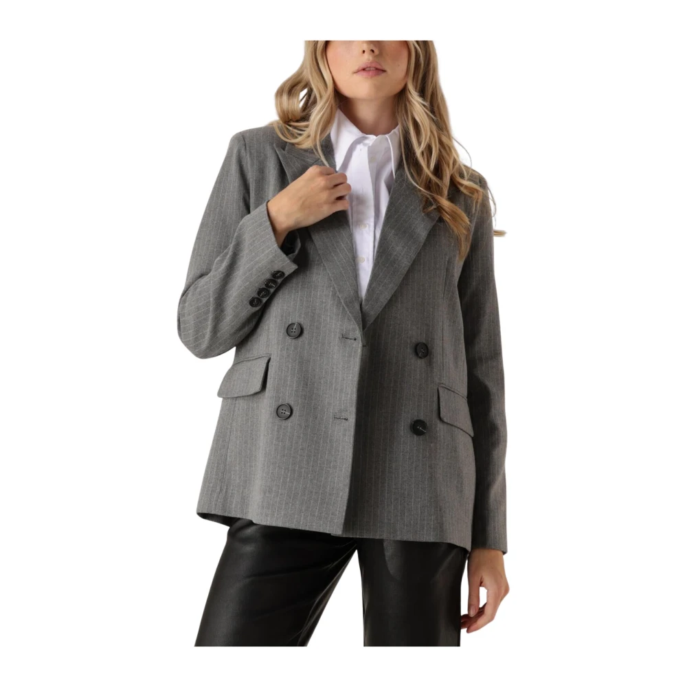 Suncoo Grijze Dalia Blazer veelzijdig en stijlvol Gray Dames