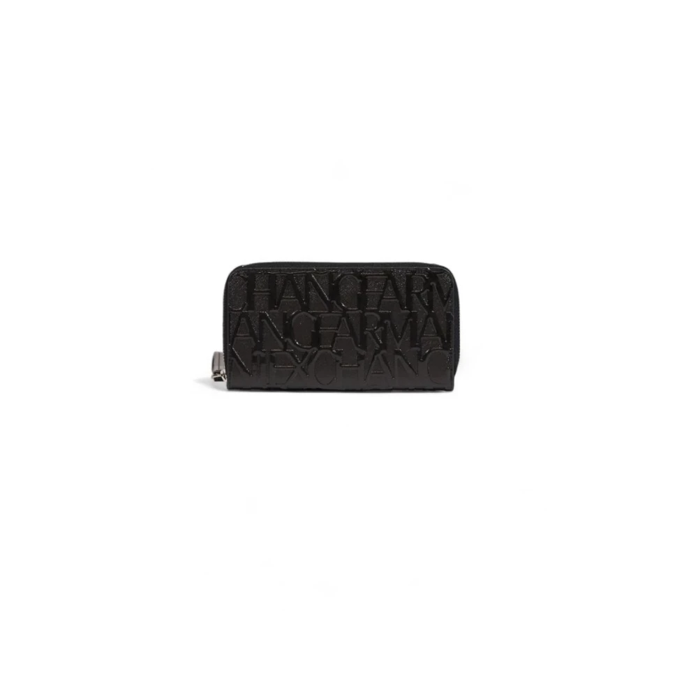 Armani Exchange Women's Black Polyester Wallet - Wallets & Cardholders - L - Accessories