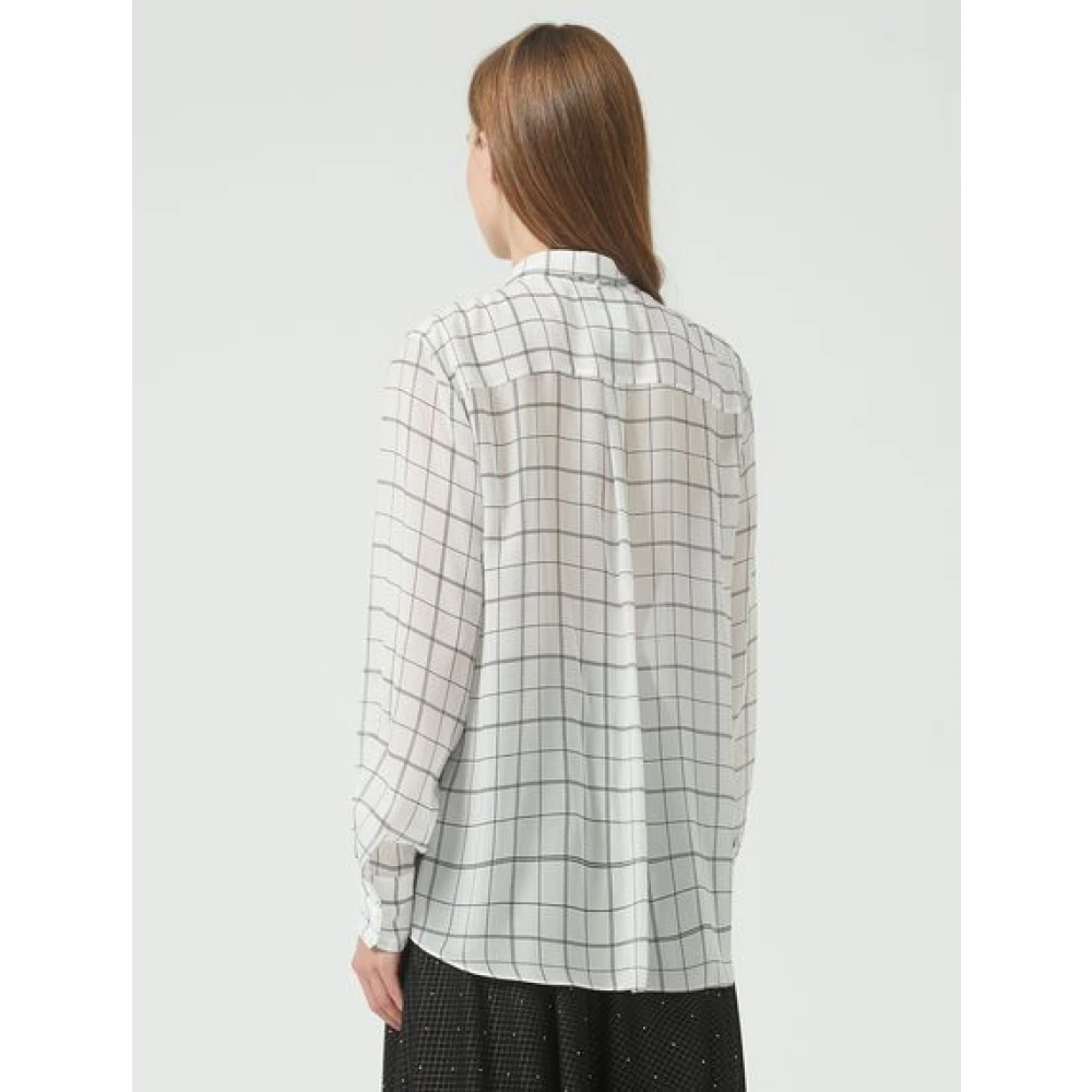 SPORTMAX Carezza Shirt 100% Viscose White Dames