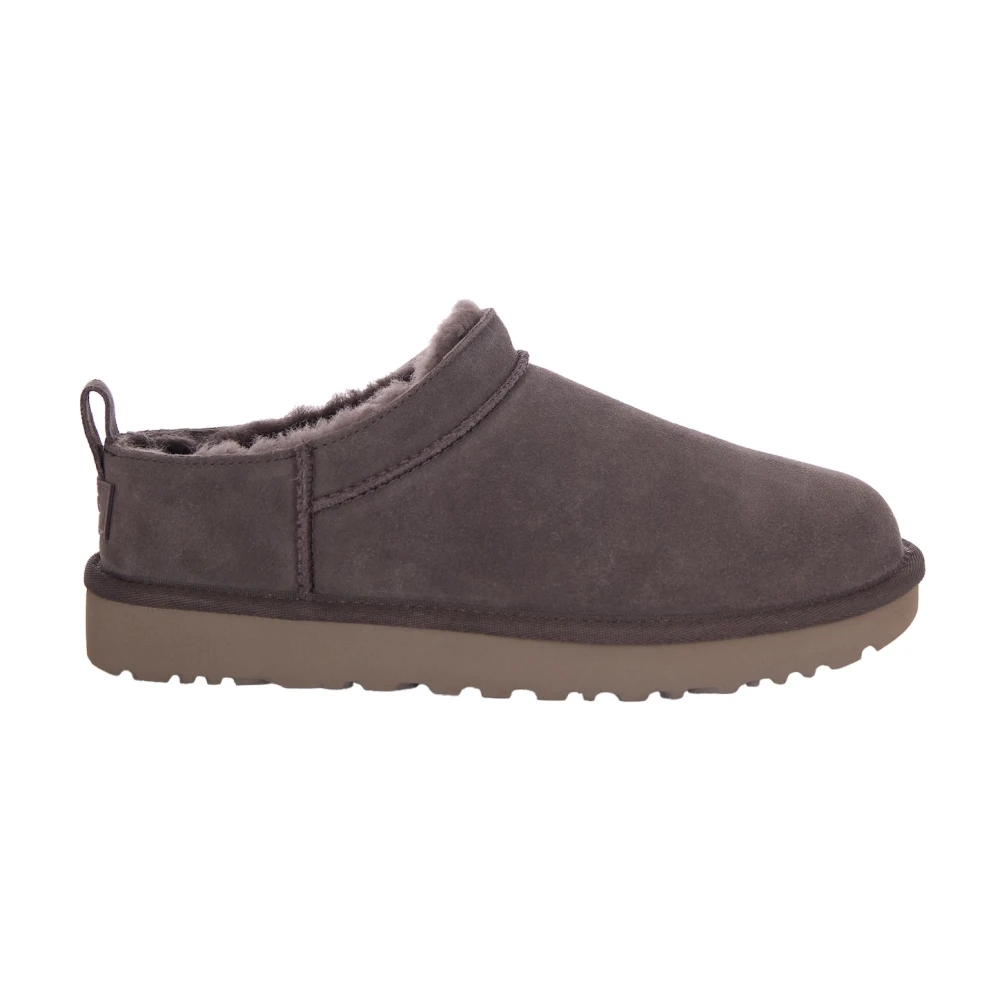 Ugg Women's Gray Classic Micro Slipper - Slippers - 7 Uk - Shoes
