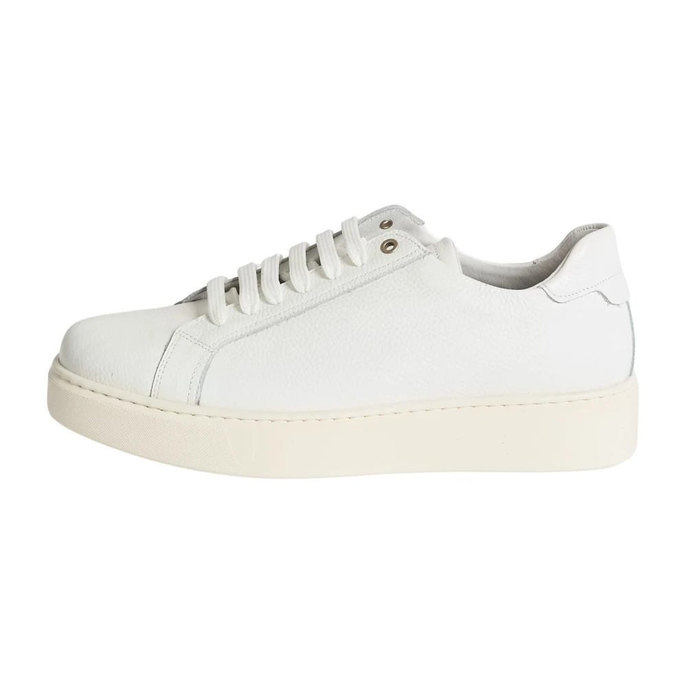 Exton Leren Sneakers Heren Schoenen Wit