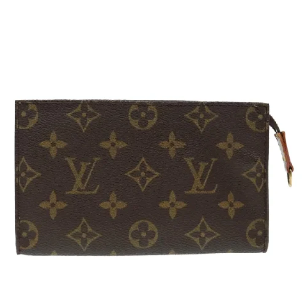 Louis Vuitton Vintage Pre-owned Canvas clutches Brown Dames