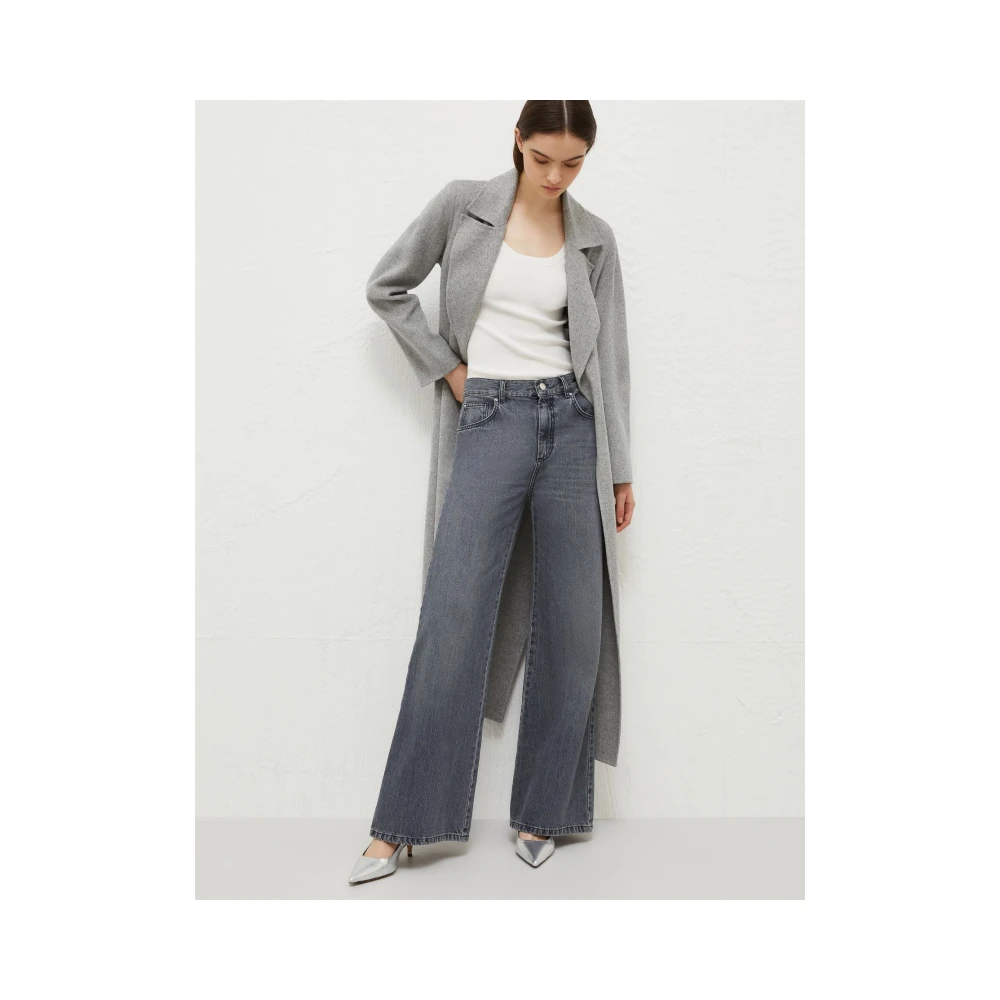 Marella Geregen jas Gray Dames