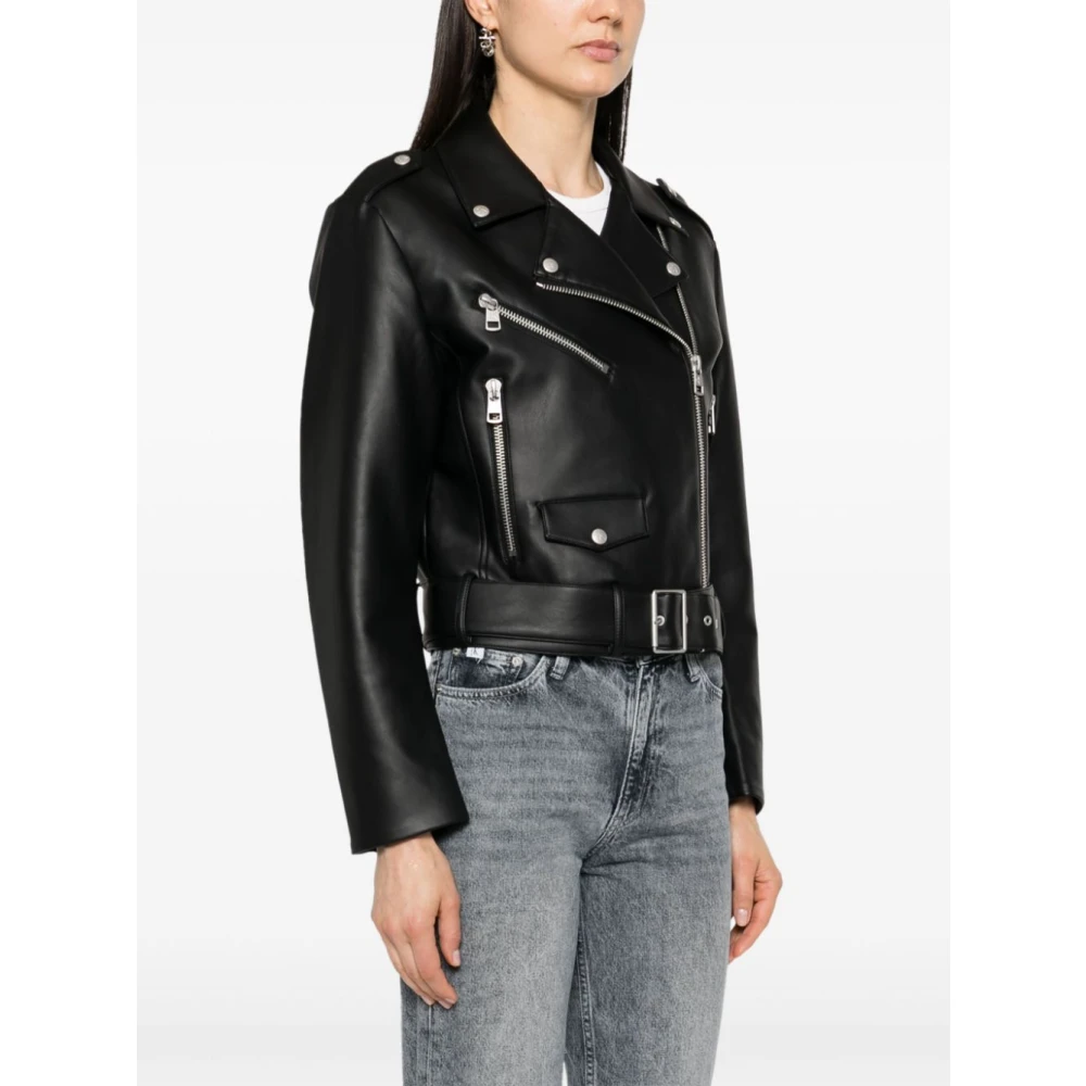 Calvin Klein Jeans Zwarte Parka voor Vrouwen Aw24 Black Dames
