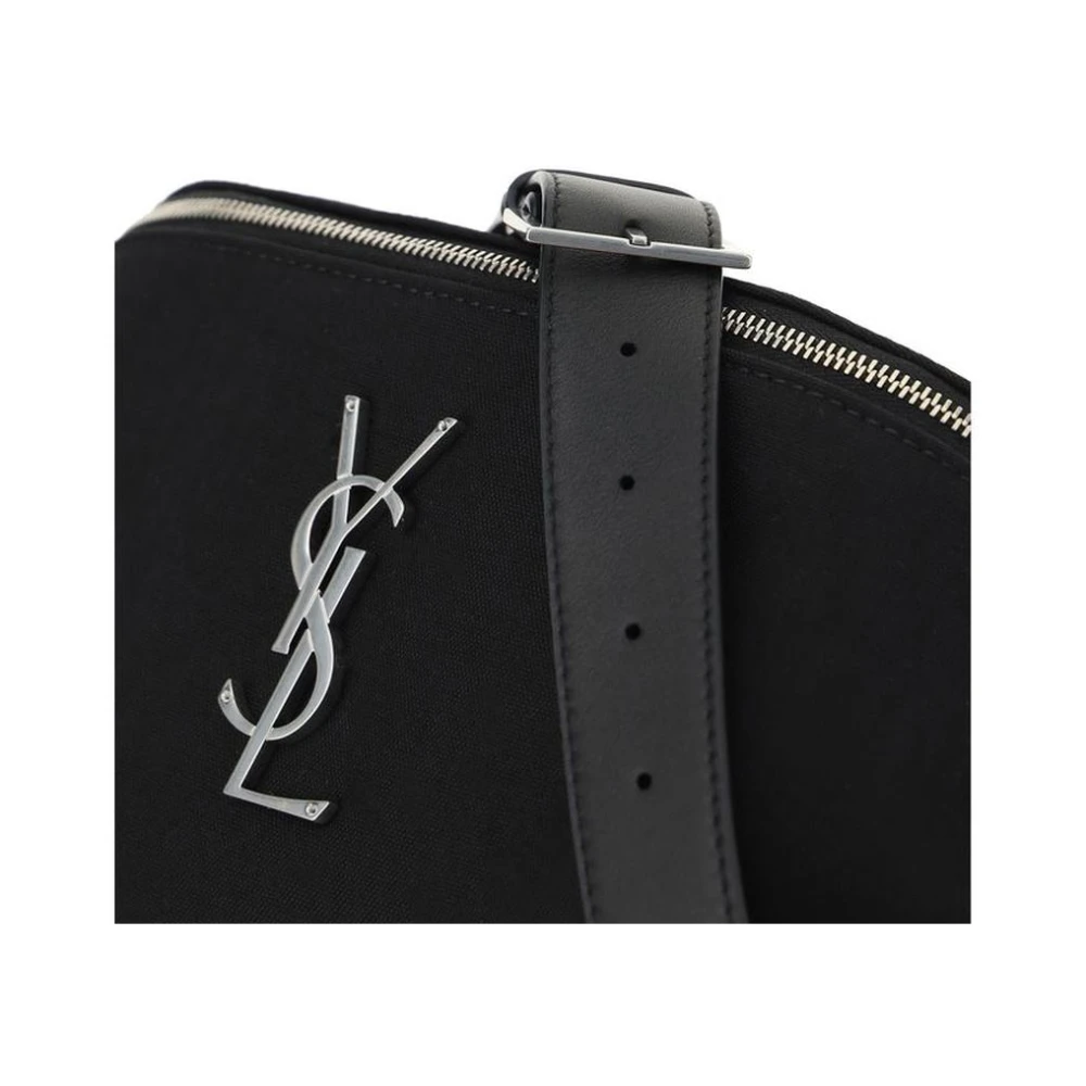Saint Laurent Logo Heuptas Stijlvol en Functioneel Black Heren