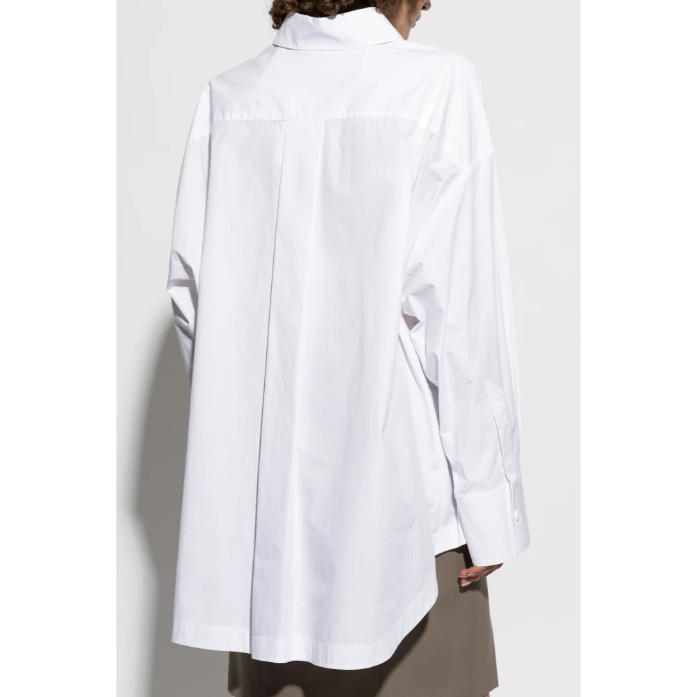 The Attico Shirt met logo White Dames