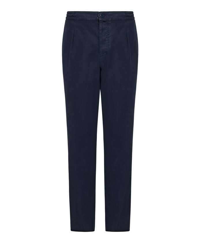 pantalon-bleu-avec-taille-elastiquee