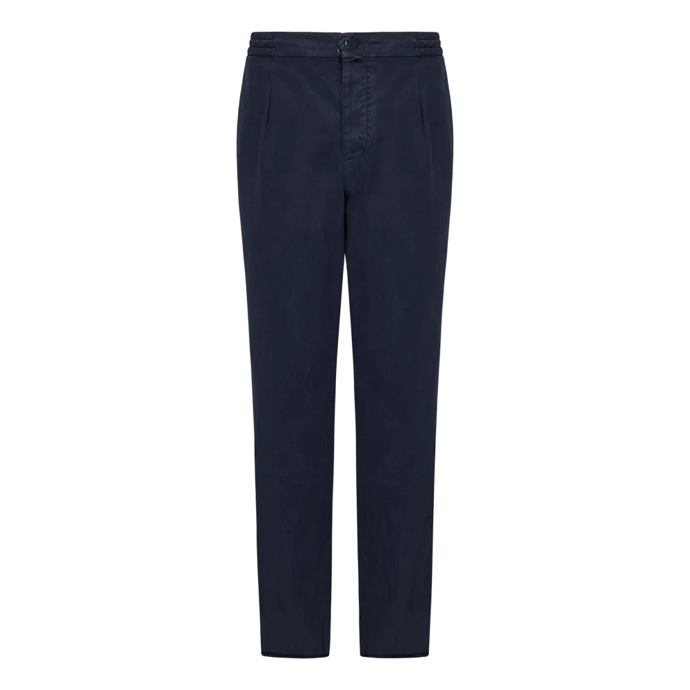 Kiton - Trousers > Chinos - Blue - Kiton - Modalova