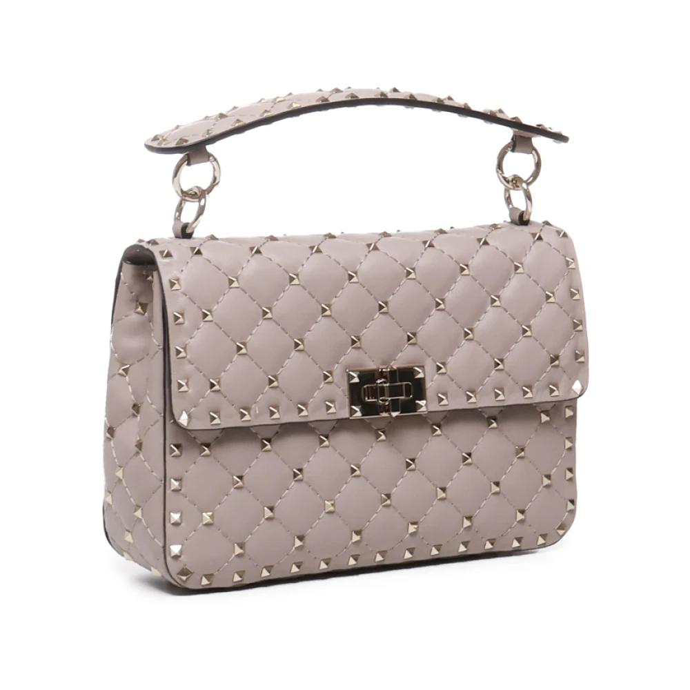 Valentino Garavani Nude Lambskin Chain Tas Beige Dames