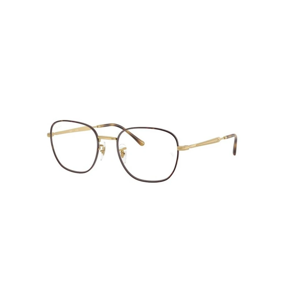 Ray - Ban Unisex Rx6534 3188 Optical Frames Metal Havana Transparent Squared Normal - Image 5