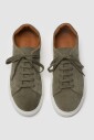 sneaker-en-daim-vert-fume-fait-main