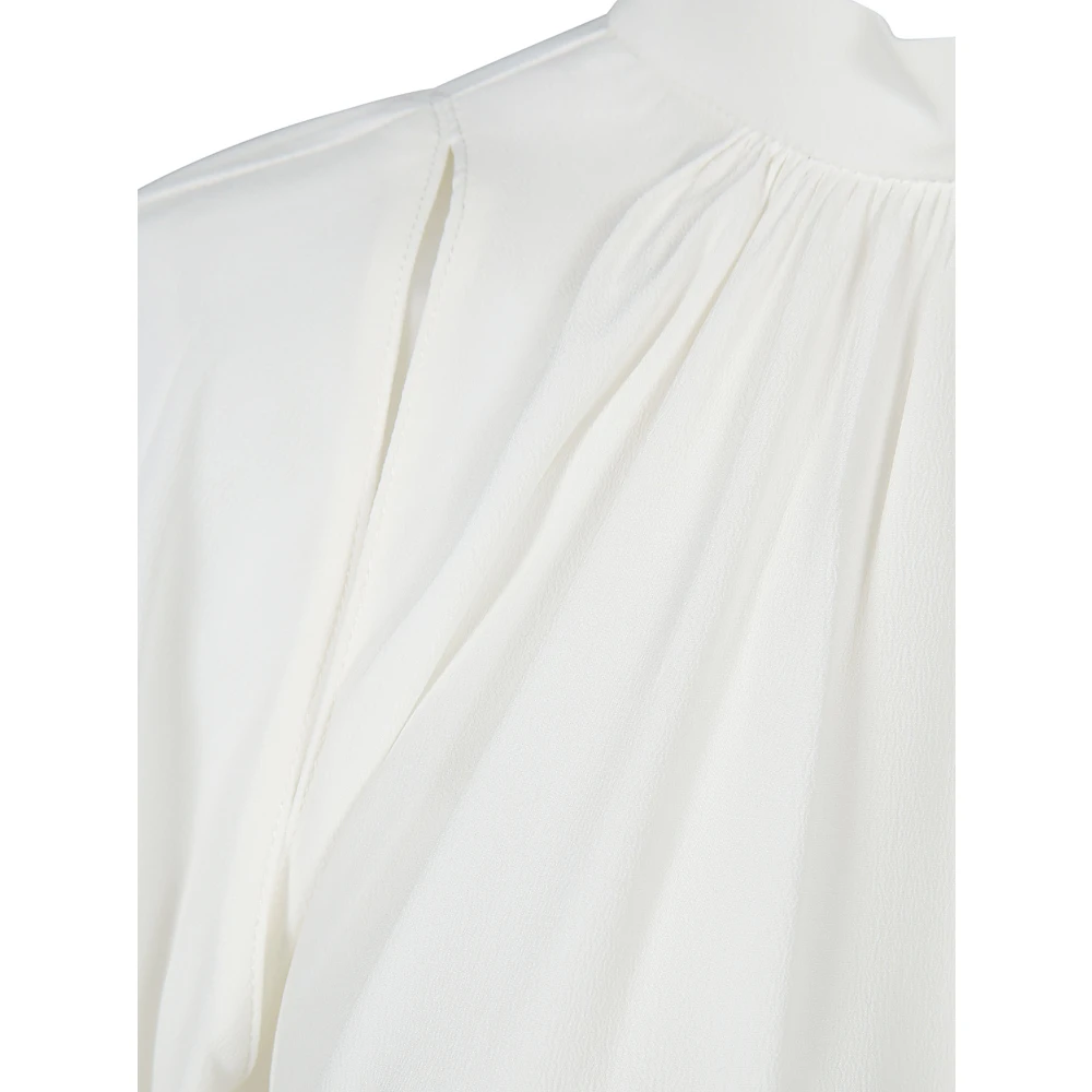 pinko Shirt met uitsnijdingen White Dames