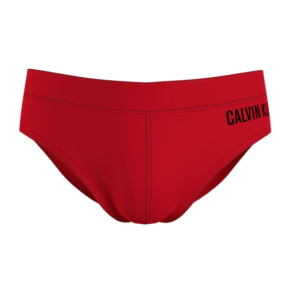 Calvin Klein Stijlvolle Herenzwemkleding Km0Km00583 XND Red Heren