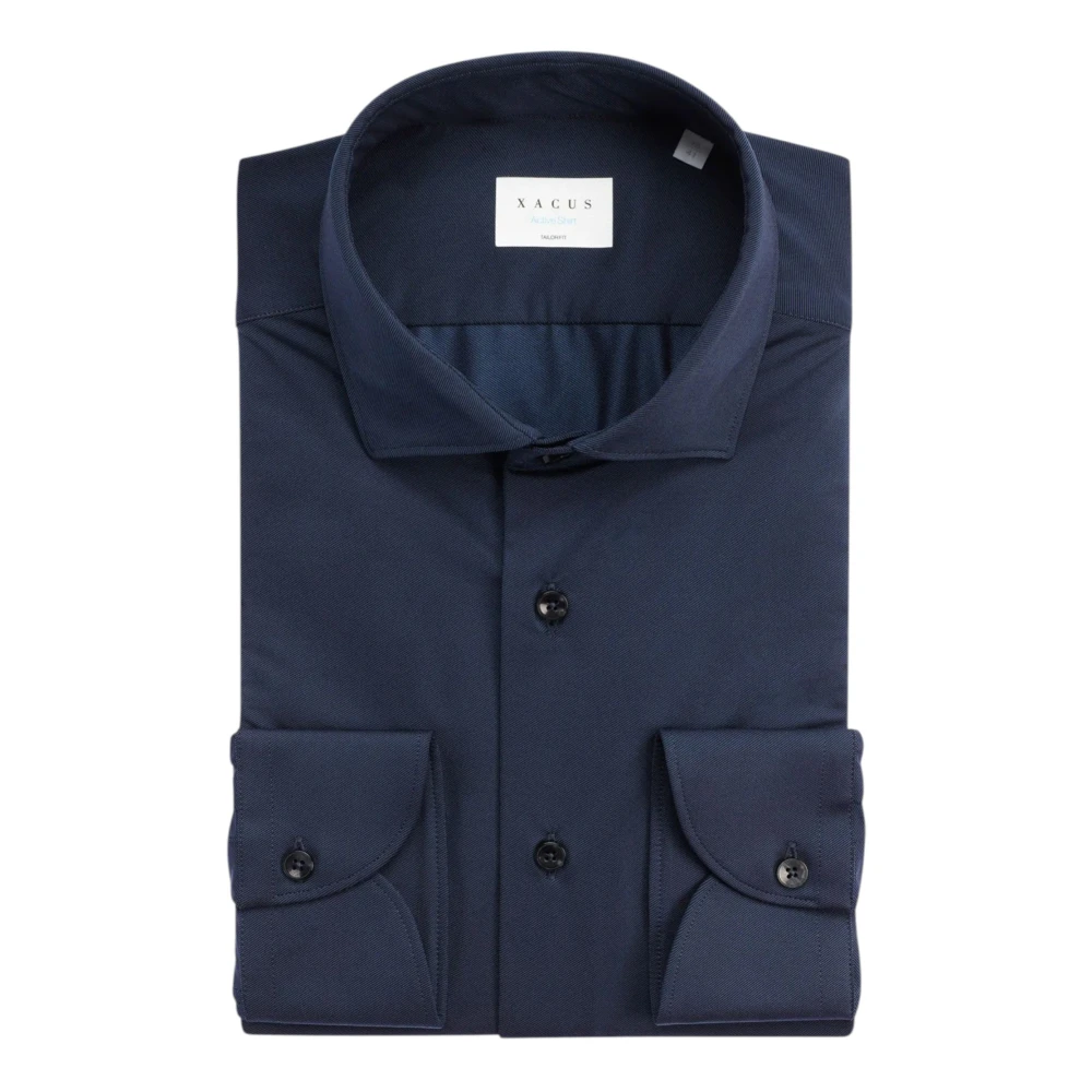 Xacus Men's Blue Active Shirt - Formal Shirts - 3XL - Shirts