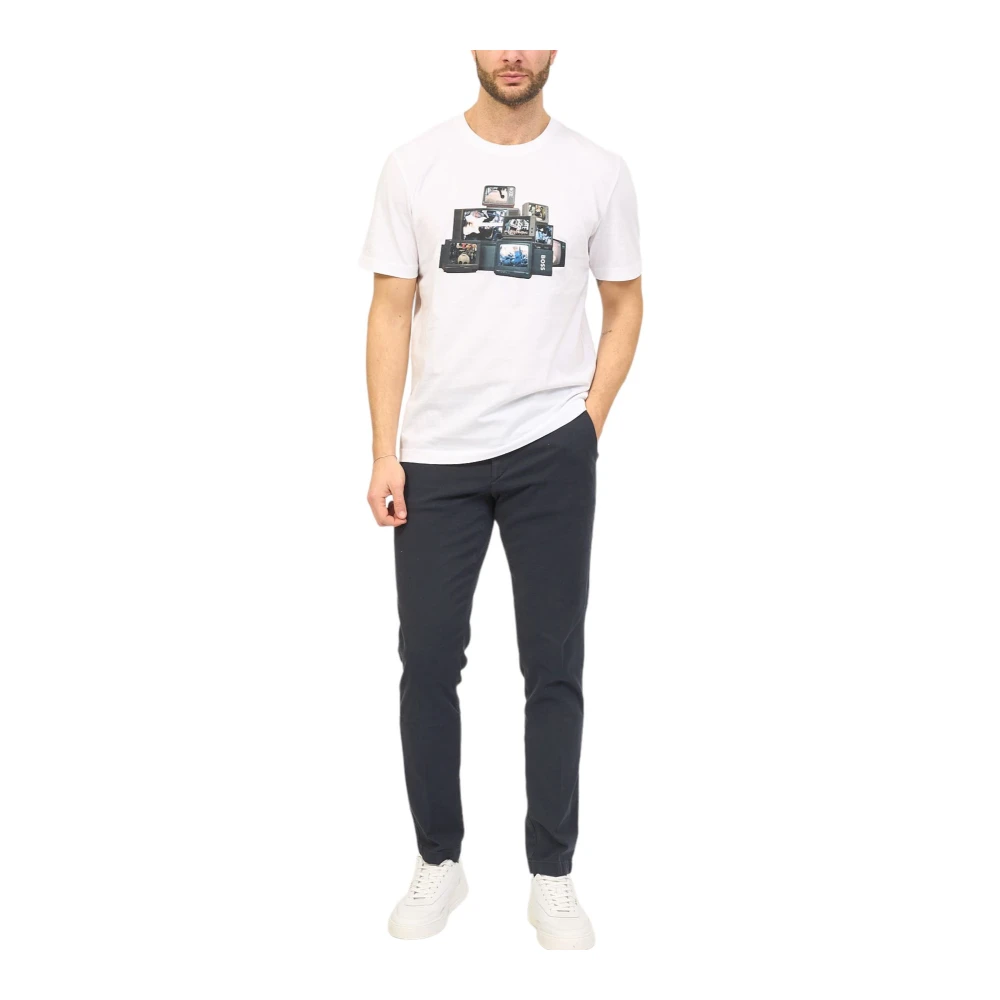 Hugo Boss Korte Mouw T-shirt White Heren