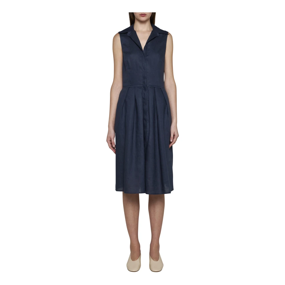 Blanca Vita Cinta Jurken Blue Dames